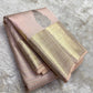 Pink Kanchipattu silk saree zari kattam pallu view
