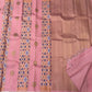 Radiant Pink Butta Kanjipuram Silk Saree with Pochampally Border and Hexagonal Silk Thread Butta