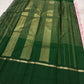 Layered Korvai colour transition from lotus pink through ivory to green