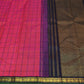 Double Shade Pink Pure Silk Kanchipuram Saree Kanchi Kattam