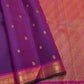Magenta Handwoven Pure Silk Kanchipuram Saree with Pink Korvai Zari Border and Rich Pallu