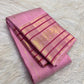 Rani Pink silk-thread and gold-zari Varisaipet border.