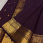 Naval Pazham plum pure silk Kanchipuram Butta saree, view 5