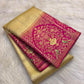 Pon vandu gold kanchipuram silk micro chevron zari – Idam Living Pure Silk Kanchipuram saree