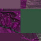 Draped in deep violet and plum, this pure silk Chanderi saree glows with a gentle sheen and graceful vertical zari lines. Delicate diamond meenakari motifs and finely woven borders lend a touch of tradition, with a  contrast green selvedge