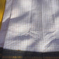 Pure handloom cotton sungudi saree with big peacock border in red