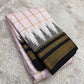Lightweight Silk Mark Certified Kanchi Kattam Silk Saree with Thazampoo Reku Border