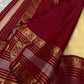 Ivory Kanchipuram Korvai silk saree, elephant buttas with Varisaipet zari border and grand pallu