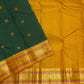 Emerald Green Handwoven Pure Silk Kanjeevaram Saree with Butta Weave