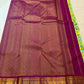 Mint green handwoven pure silk Kanchi Pattu Butta saree, full view — Idam Living