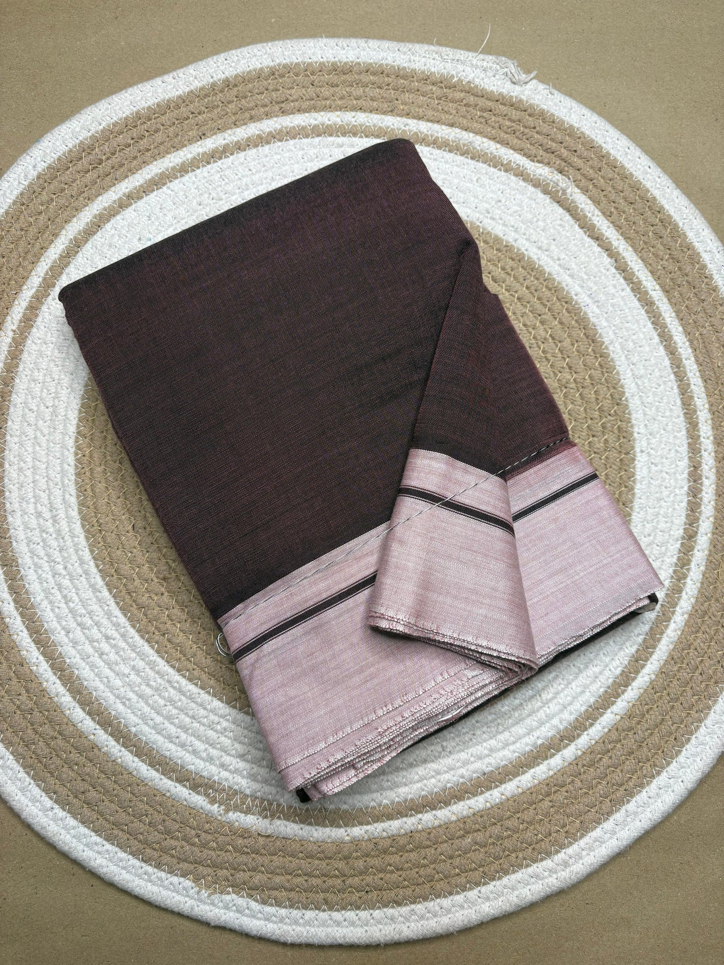 Authentic Handwoven Patteda Anchu Cotton Saree