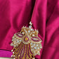 Pure silk Gandaberunda custom-made blouse, made to measure in any colour