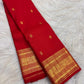 Pure Silk Kanjeevaram saree with ceremonial bird panels and floral gold zari