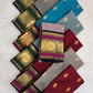 Pure Silk Kanjeevaram Butta saree with large Kamalam zari border motifs