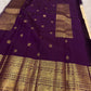Antique-gold-toned Maanga border with floral creepers.