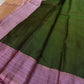 lavender zari woven pallu laid flat pure kanchipuram silk saree