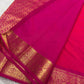 Festive purple Kanjivaram silk saree with mayil chakram butta detailing