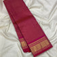 Pavun butta detail in gold zari on radiant pink pure silk Kancheepuram saree — Idam Living