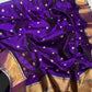Eknaal taraz pallu detail in gold