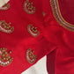Ramyam antique temple jewellery embroidered silk blouse