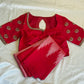 Ramyam silk embroidery blouse made in a custom colour