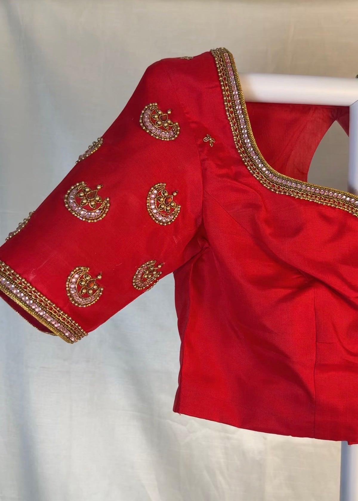 South Indian antique jewellery inspired Ramyam blouse