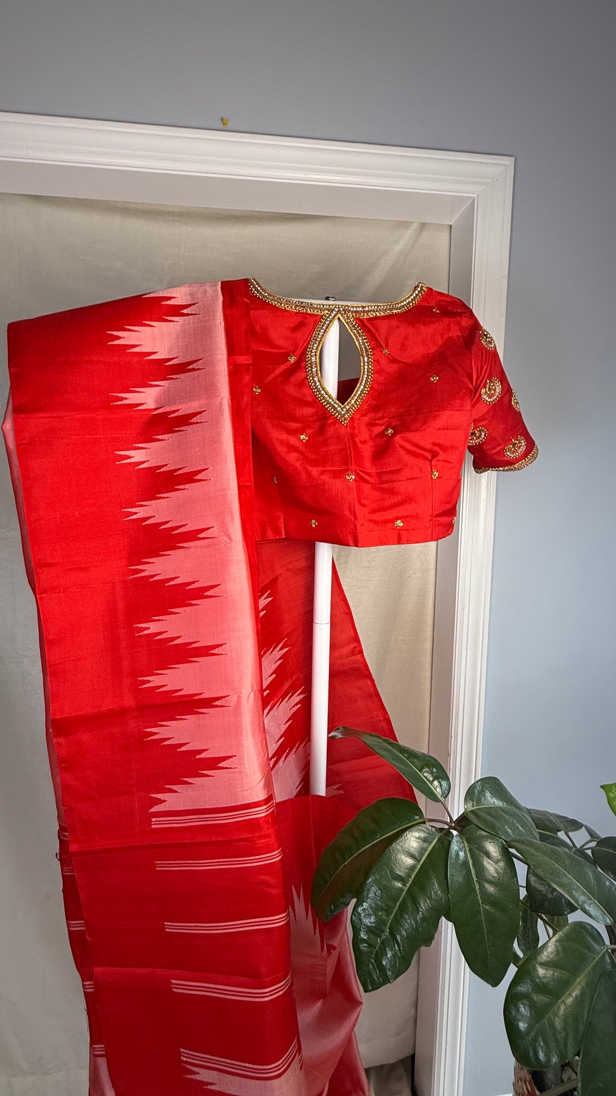Versatile Ramyam designer blouse for silk sarees