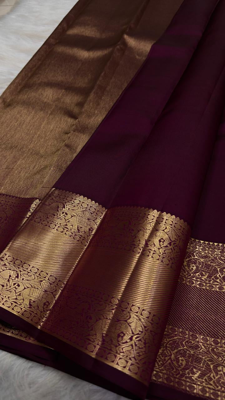 Pink Kanjipuram saree with Vanasringaram pallu