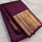 Rani pink Rettapet Kancheepuram saree with Vanasringaram border