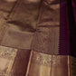 Rani Kanjeevaram Rettapet saree with gold buttas