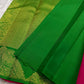 Raspberry pink Butta Pure Silk Kanchi Pattu saree, full drape