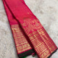 Pure Silk Vairaoosi saree with multiple ornamental zari border registers
