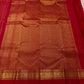 Handwoven Kumkumam Red Pure Silk Kanchipuram.