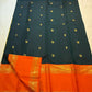 Rettapet Kanchipuram saree with Korvai technique and gold zari detailing