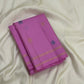 Full spread of rose pink Kancheepuram saree with multi-colour silk thread butta — Idam Living