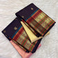 Traditional Annapakshi motif detail on Pure Silk Kanchipuram tissue saree