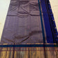 Royal Blue Handwoven Pure Silk Kanchipuram Saree with Mayil Chakram Butta Motifs