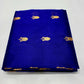 Bottle green border detail on royal blue Pattu Silk Chanderi saree