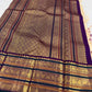 Detail of gold zari butta motif on Royal Ivory KanchiPattu Varisaipet silk saree