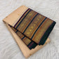 Royal Ivory Handwoven Pure Silk KanchiPattu Varisaipet Saree with Heritage Zari Border — Idam Living