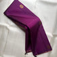 Royal Orchid Purple Kanchipuram silk saree, body weave texture close-up — Idam Living