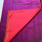 Royal purple KanchiPattu saree body close-up showing mullai moggu zari butta detail
