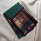 Pure Silk Kanchipuram Butta saree with antique gold elephant zari motifs