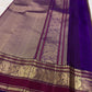 Pure Silk Kanchipuram Butta saree with antique gold peacock zari motifs