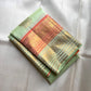 Soft Pistachio Green KanchiPattu silk saree draped, full length view — Idam Living