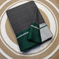 Handwoven Patteda Anchu Cotton Saree from Karnataka with Broad Double Border