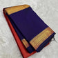 Pure Silk Kanchipuram saree with radiant interwoven gold zari body