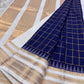 Handwoven lightweight Arani saree with antique gold traditional zari