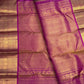 Traditional green and pink handwoven Kanjivaram pure silk saree