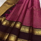 Kathiripoo Pink and Deep Maroon vintage pure silk Kanchipuram Rettapet saree, grand zari pallu, handwoven zari and ornate border